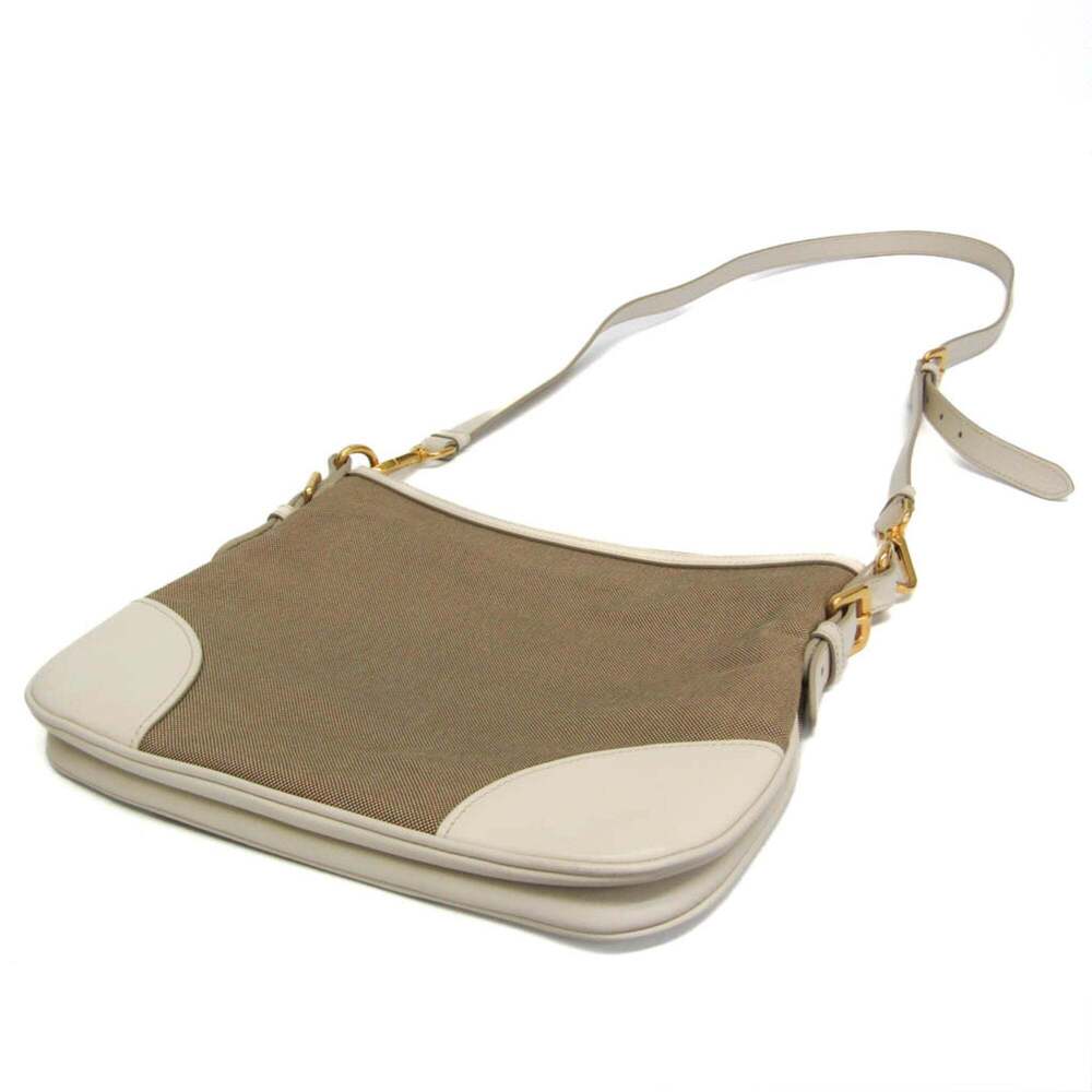 PRADA Cream Leather Shoulder Bag - Picture 2 of 14